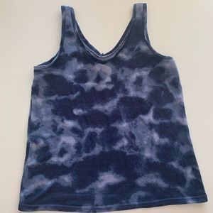 Nicole Miller - Cozy Navy Blue Tie Dye PJ set